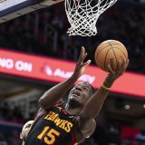 Capela (15) a passé la barre des 7000 points marqués en saison régulière dimanche KEYSTONE/AP/Jose Luis Magana